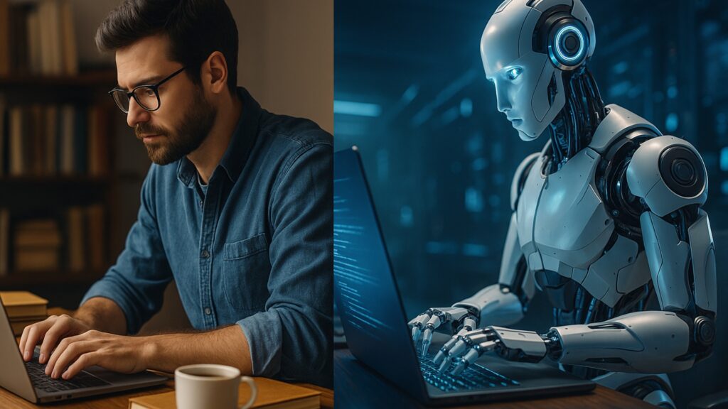AI vs. Human Writing: A Content Comparison 4 AI Writing Tools vs Human Writers