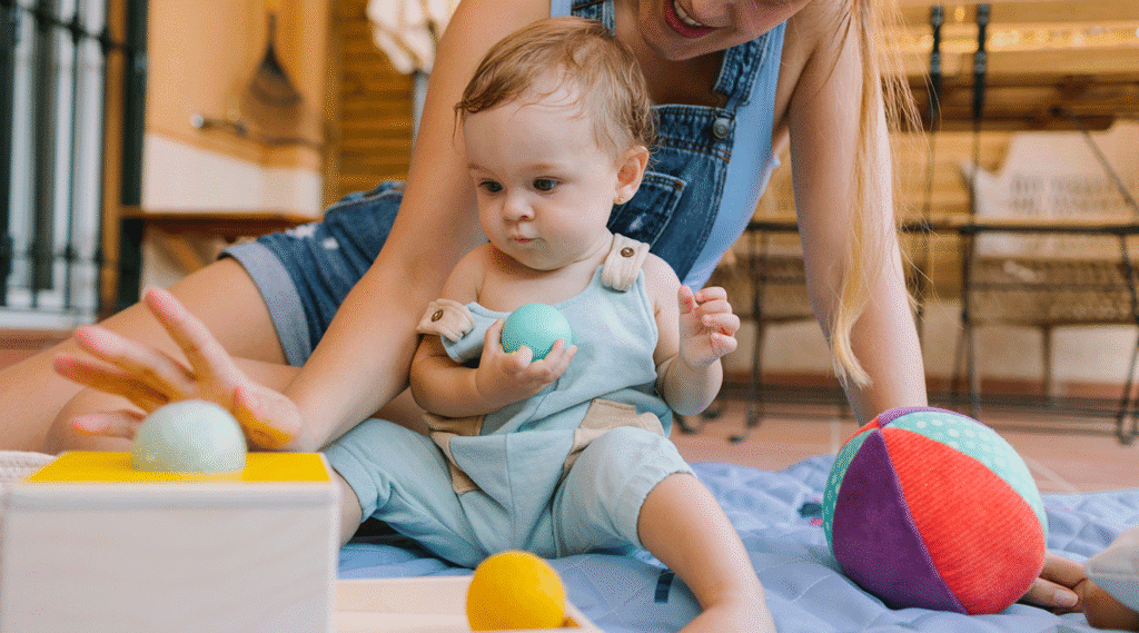 Newborn Toys: Best Toys for Baby (6-12 Months) 4 Engaging Sensory Toys for 6-12 Month Old Babies